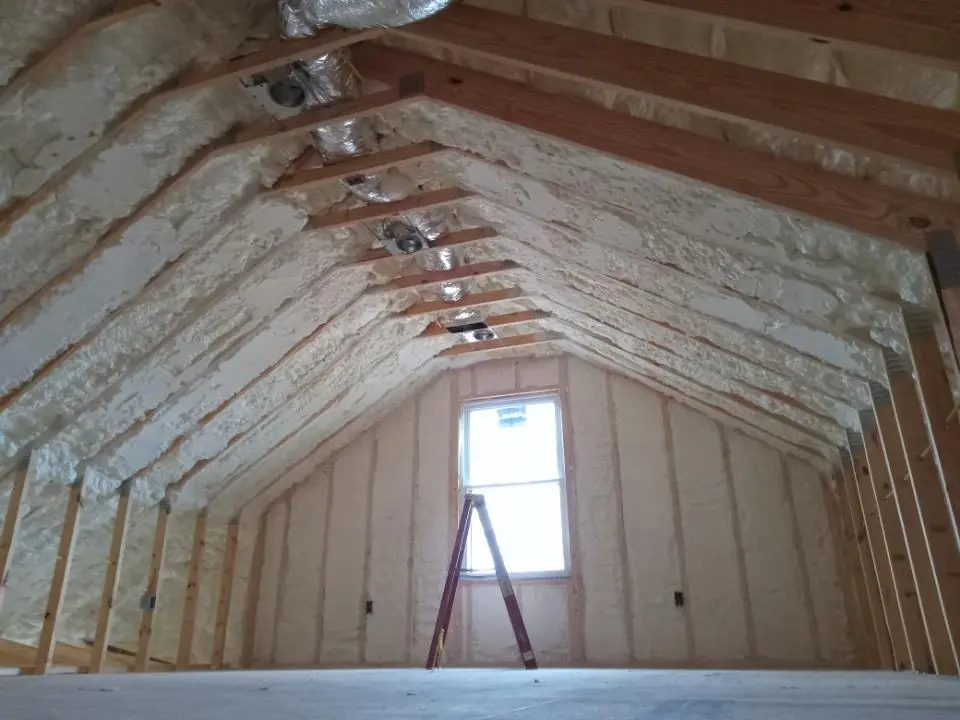 Spray foam roofing application for Crawl Space Insulation project in Fountainhead-Orchard Hills